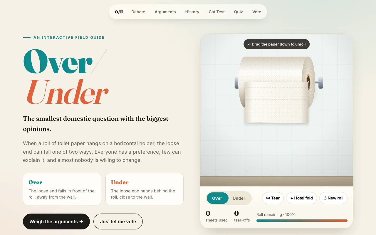 Screenshot of the redesign by Claude Opus 5.5