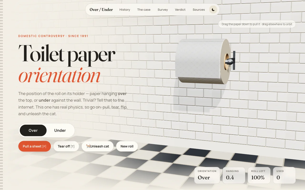 Screenshot of the redesign by Claude Sonnet 5.5