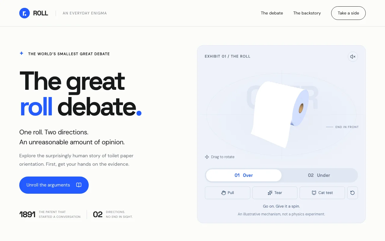 Screenshot of the redesign by GPT 6.1 Sol