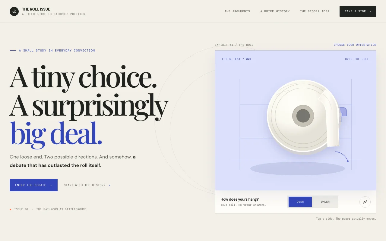 Screenshot of the redesign by GPT 6 Luna Max