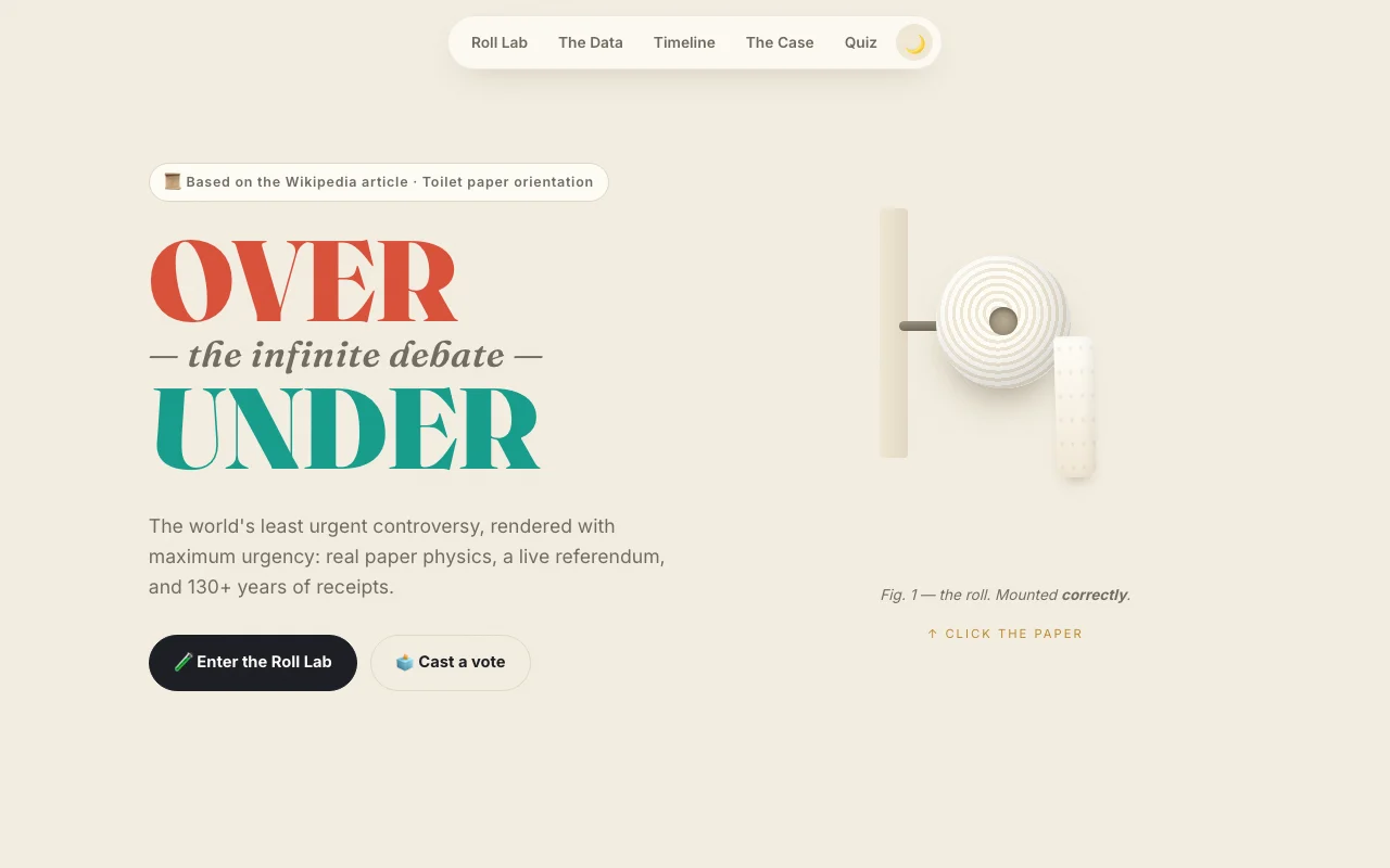 Screenshot of the redesign by Qwen 3.8 Flash