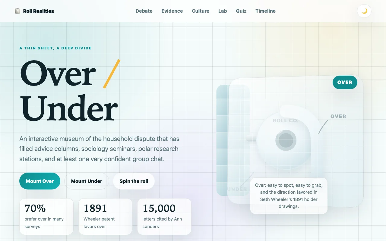 Screenshot of the redesign by Qwen 3.8 Omni Flash